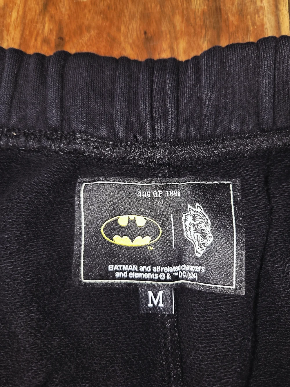 Darc Sport/Batman Cornell Black Cargo Sweat Shorts. Size Medium OS.